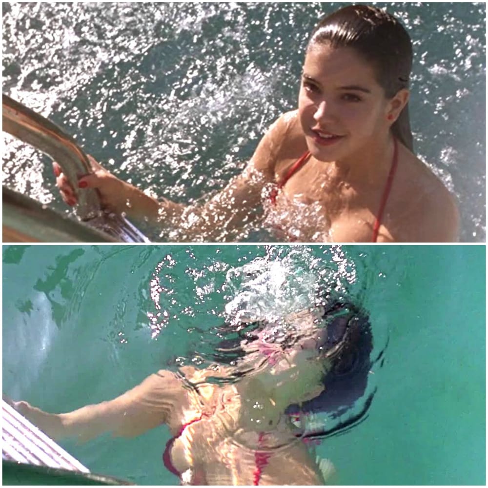 There are many scenes in swimming pools in this movie, but arguably, no oth...
